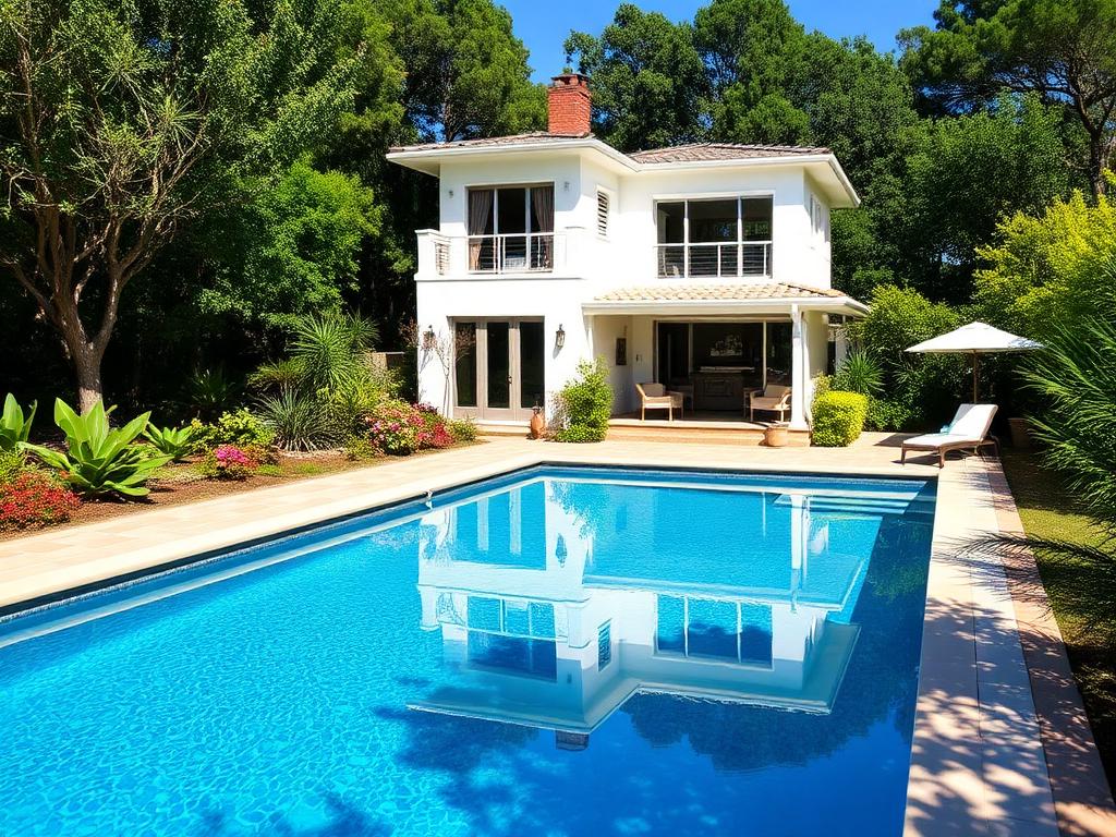 Casa com piscina no Champagnat